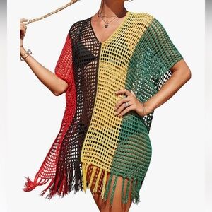 Bsubseach Beach Crochet Dress Bathing Suit Cover Up